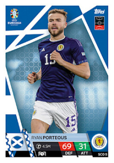 Ryan Porteous Scotland Topps Match Attax EURO 2024 #SCO5